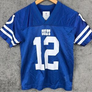 NFL Indianapolis Colts Youth Jersey Size Small 8 Blue Andrew Luck #12